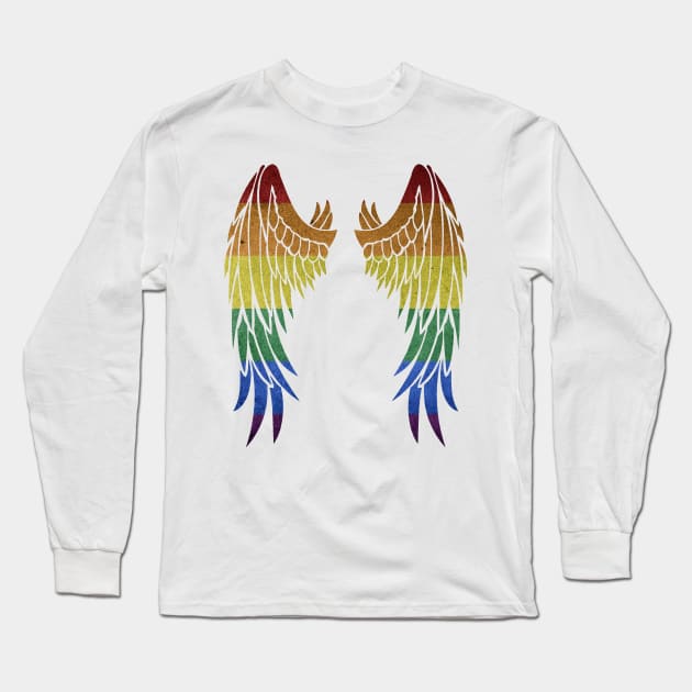 Wings Long Sleeve T-Shirt by DorothyGoesGlamping